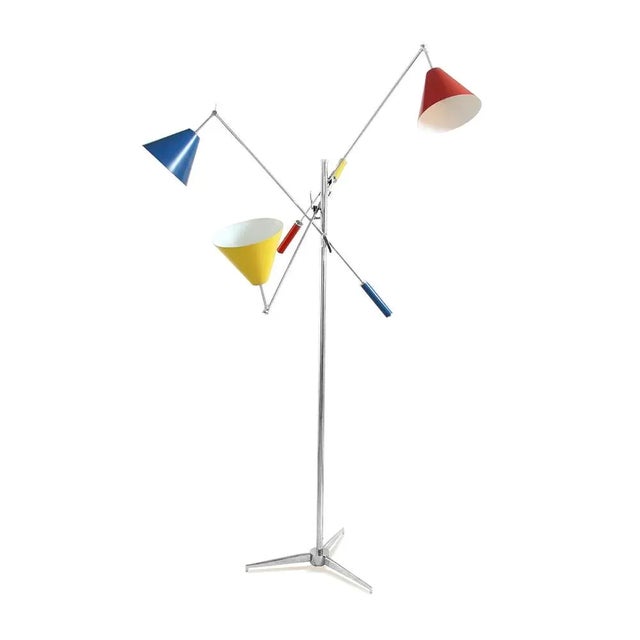 Contemporary Sinatra Floor Lamp by DelightFULL For Sale - Image 3 of 8