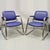 Vintage Lawsonia Stylex Mid Century Modern Blue Chrome Lounge Chairs - A Pair For Sale - Image 10 of 10