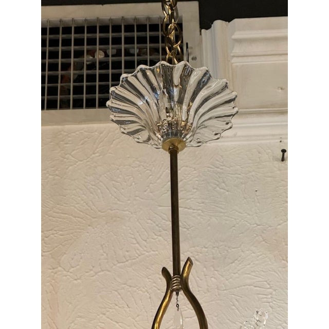 Italian Murano Pendant After Barovier & Toso For Sale - Image 4 of 6