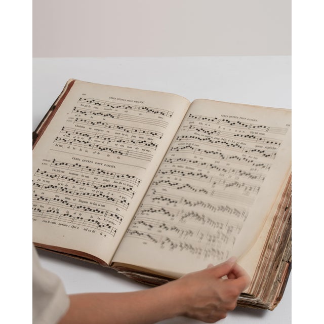 Early 20th Century France Chocolate Wood Book For Sale - Image 13 of 15