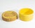 Ceramic Laura Andreson 1970 Studio Pottery Yellow Round Box For Sale - Image 7 of 10