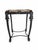 Chinoiserie Antique Metal Vanity Stool With Tattered Chinoiserie Needlework Seat For Sale - Image 3 of 10