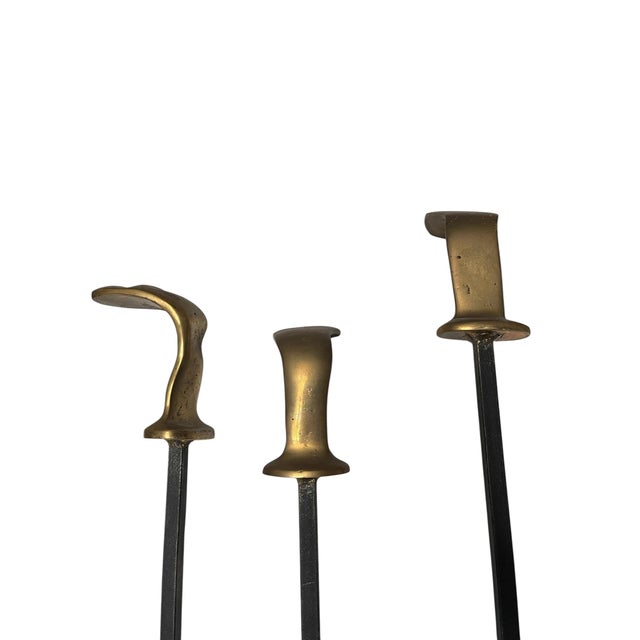 Fireplace Tools by David Marshall, 1970s, Set of 5 For Sale - Image 4 of 9