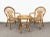 Mid-Century Italian Rattan & Bamboo Sofa, Armchairs & Coffee Table, 1960s, Set of 4 For Sale - Image 10 of 17