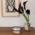 1930s French Art Deco Pewter Octagon Dish For Sale - Image 12 of 12