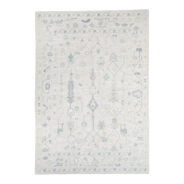 Turkish Oushak Rug 10' x 14'4" #20355 For Sale