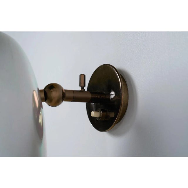 Gold Vintage Italian Sconce by Gino Sarfatti for Arteluce, 1956 For Sale - Image 8 of 13