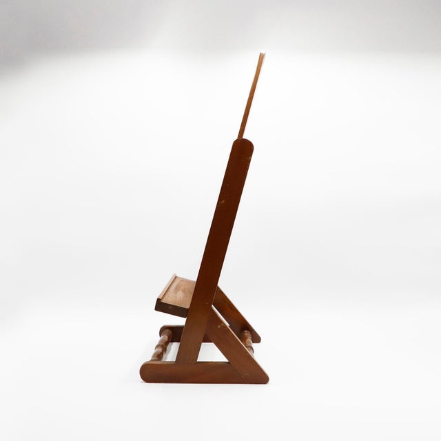 Antique Mexican Small Wood Artist Easel, circa 1950.