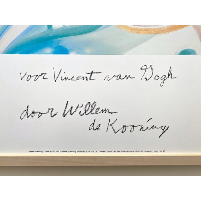 Willem De Kooning Vintage 1990 Abstract Expressionist