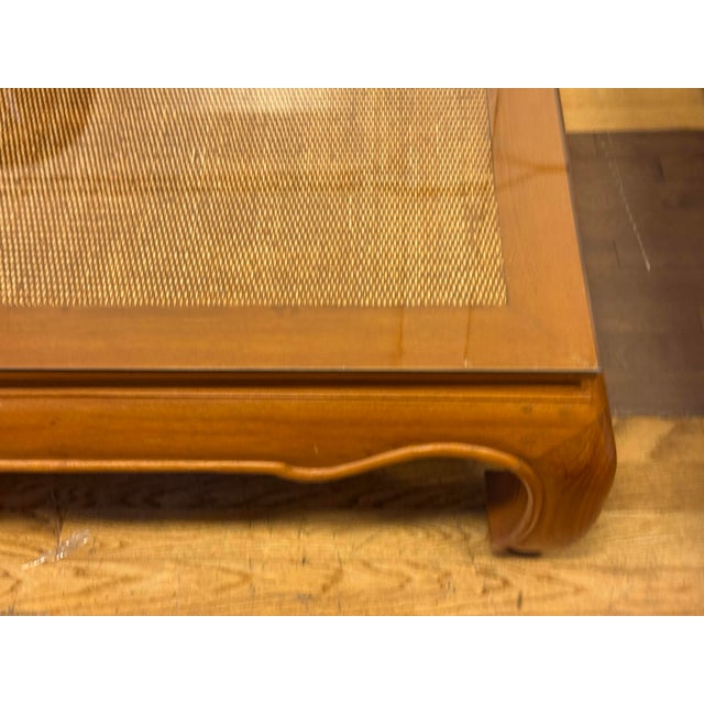 Brown Late 20th Century Ming Style Teak Wood Coffee Table For Sale - Image 8 of 12