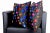 Contemporary Multicolor Velvet Polka Dot Black Italian Silk Pillows- a Pair For Sale - Image 3 of 12