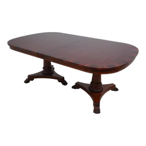 Kindel Empire Design Mahogany Dining Room Table