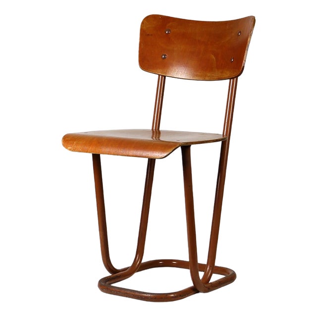 Vintage Industrial Metal Chair from Nista, 1950s Chairish