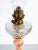 P&B glazed ceramic , bronze and glass oil lamp. Origin: italy. Period: early twentieth century. Mark p&b materials:...
