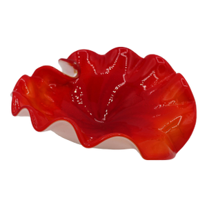 Mid-Century Modern Italian Murano Cased Bon Bon Dish