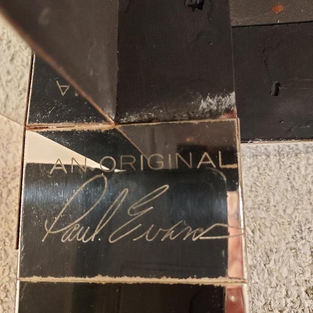 Cityscape Series Vanity Stool from Paul Evans, 1970s For Sale - Image 6 of 11