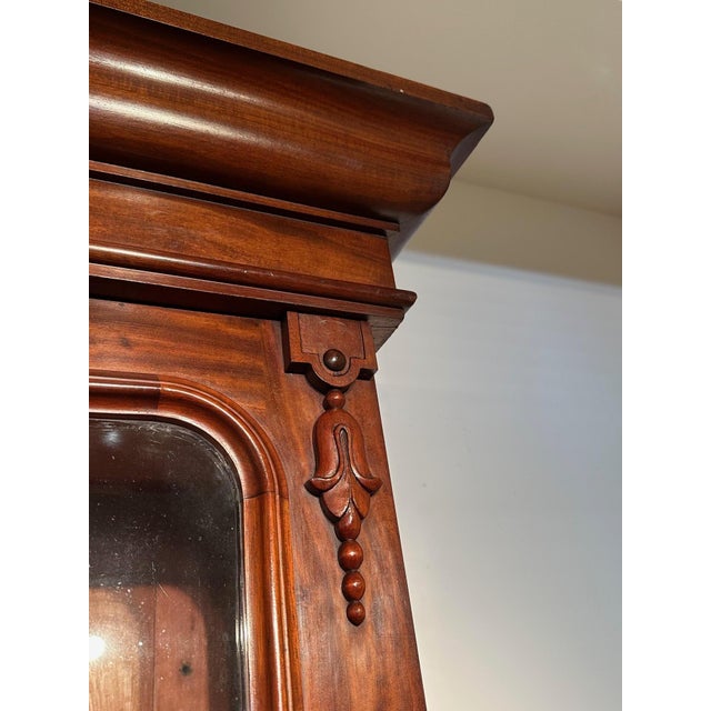 Large Victorian Bookcase in Mahogany For Sale - Image 6 of 18