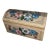 Vintage Mexican Folk Art Lacquered Box For Sale