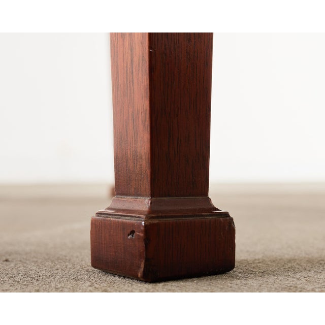 Brown Baker Collector's Edition Georgian Mahogany Writing Table Desk For Sale - Image 8 of 18