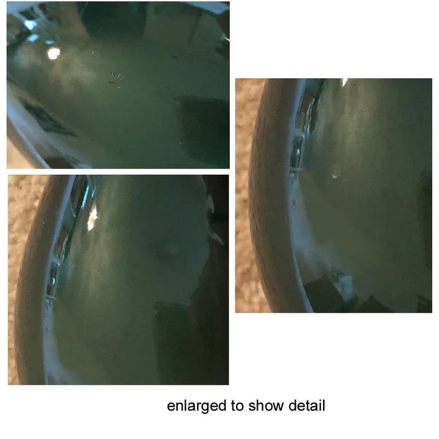 Vintage Murano Glass Swans in Teal Blue & Green - a Pair For Sale - Image 4 of 5