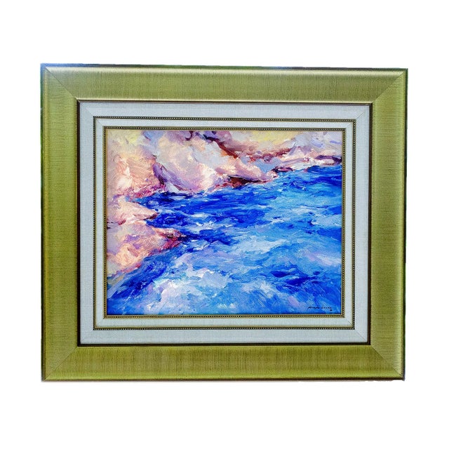 Mar y Rocas ("Sea and Rocks") is an original oil on canvas by Spanish artist José Antonio Pineda Bueno. The composition...