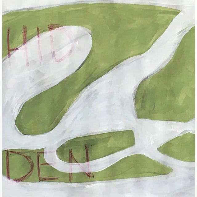 2000 - 2009 "Hid Den" Contemporary Conceptual Abstract Painting by CL Auker For Sale - Image 5 of 6
