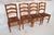 Mid 20th Century Mid 20th Century Set of Four Wooden Dining Chairs With Rush Seats For Sale - Image 5 of 17