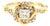 0.30ct Cushion Center Diamond Swirl Halo Ring 14k Yellow Gold Size 5.75 For Sale