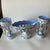 Antique Moser Glass Lusters: Bohemian Glass, White Cut-to-Blue, Hand-Painted For Sale - Image 13 of 13