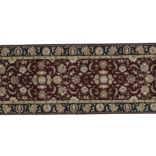 2010s Sino Persian Tabriz Style Runner - 2′7″ × 12′1″ For Sale - Image 5 of 7