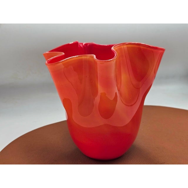 Vintage Murano Glass Vase, 1960s-1970s For Sale - Image 6 of 6
