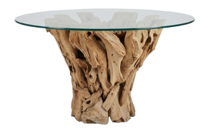 Revelation Organic Modern Teak Ball Dining Table