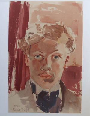 Raoul Dufy, Autoportrait, Lithograph