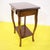 Wood Wooden Side Table with Central Drawer and Lower Shelf For Sale - Image 7 of 9