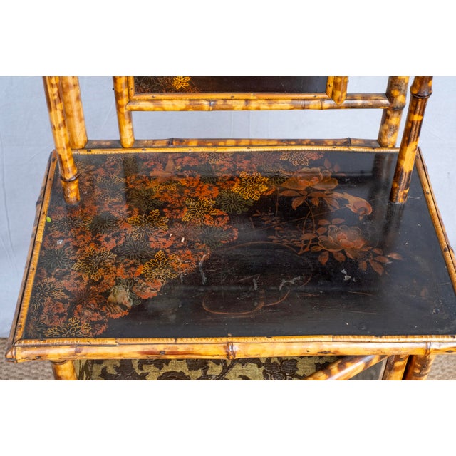19th Century Bamboo Display Cabinet For Sale - Image 11 of 15