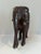 Contemporary Vintage Hand-Carved African Kiaat Wood Elephant Sculpture – Organic Modern Safari Decor, 13.5” For Sale - Image 3 of 7