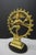 1970s Bright Brass Nataraja Dancing Shiva Sculpture on Wooden Base – 8" For Sale - Image 10 of 17