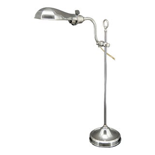 Workshop Lamp in Aluminum and Nickel, 1890s For Sale