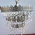 Vintage Metal Chandeliers with Glass Drops, Set of 2 For Sale - Image 16 of 18