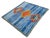 The original rug is made of wool on wool. The condition is very good. It is 40+ years dimensions: 72.8" X 79.5" Washed....