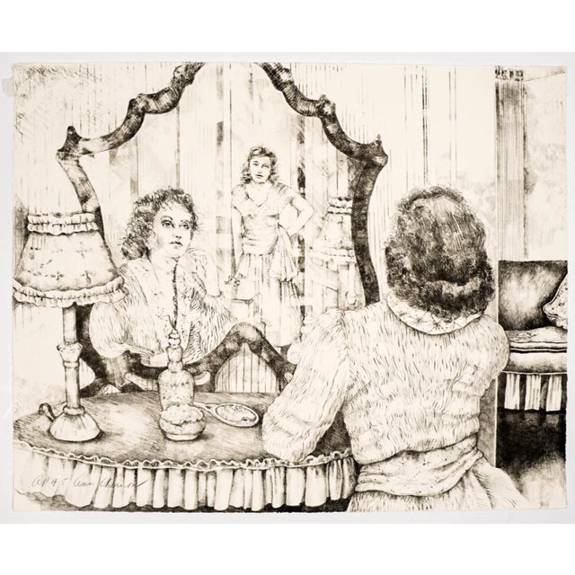 1990 Ann Chernow Seems Like Old Times Lithograph For Sale - Image 4 of 6