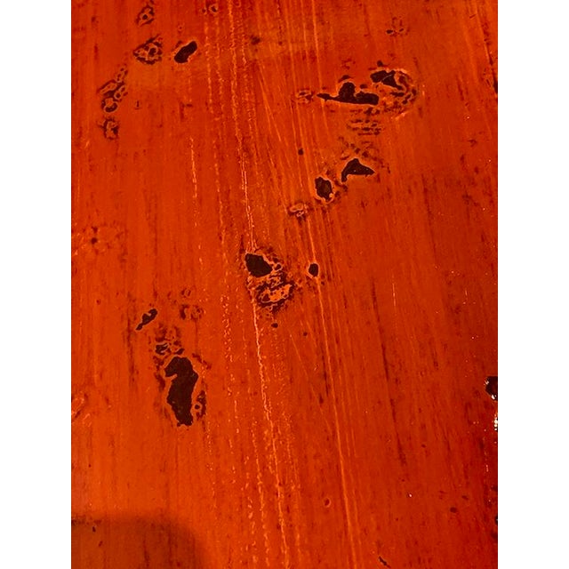 1960s Shanxi Hand Painted Golden Butterfly Sideboard For Sale - Image 4 of 7