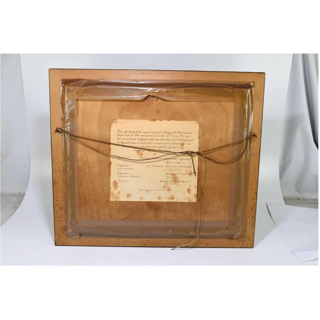 British Mid Century, the Original Glasgow Underground Train Maintenance