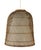 Coastal Coastal Bella by Oggetti Woven Rattan Pendant Light, X-Large For Sale - Image 3 of 3