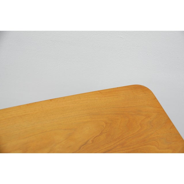 Large Desk with Brass Details, Germany, 1950s For Sale - Image 16 of 18