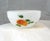 1950s Mid 20th Century Hand Painted Fire King Gay Fad 6" Milk Glass Small Round Bowl Fruit Pattern #16 For Sale - Image 5 of 8