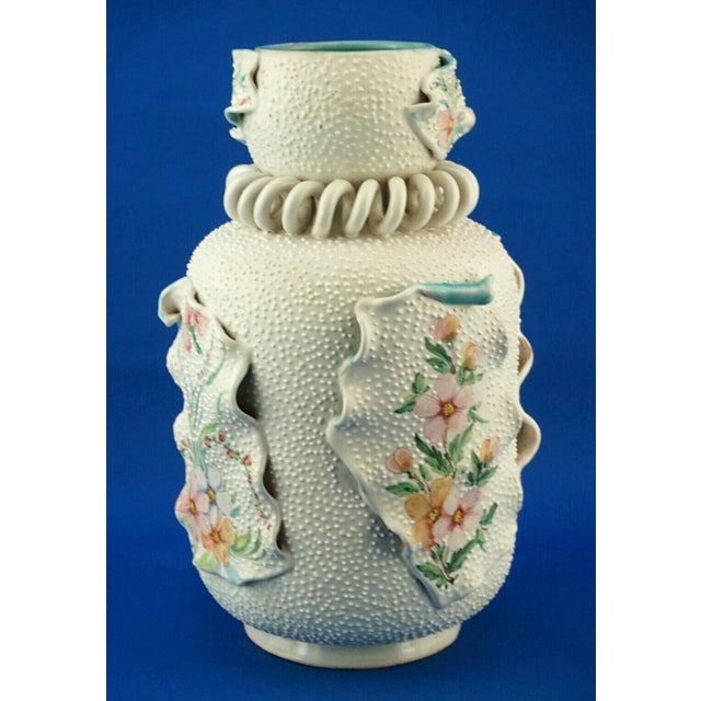 Large Vintage Ceramic Vase with Bas-Reliefs by Serafino Volpi for Sambuco Deruta, 1960s For Sale - Image 6 of 18