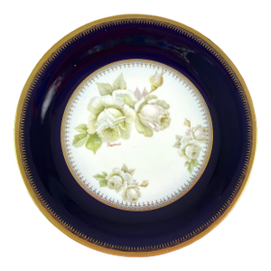 Early 20th Century Royal Austria Hand Painted O&eg-Royal Austria Artist Signed Porcelain Charger Plate