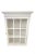 Chelsea House Inc Vintage Large 9 Glass Panel Wood Wall Storage Medicine Bathroom Cabinet For Sale - Image 4 of 9