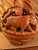 Brown 1970s Hand-Carved Openwork Wood Safari Animal Basket Sculpture For Sale - Image 8 of 11
